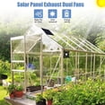 thumbnail image 4 of Solar Powered Fan, Solar Panel Fan Easy To Install Save Energy 10W  For Greenhouse, 4 of 8