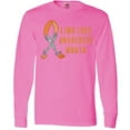 thumbnail image 3 of Inktastic Limb Loss Awareness Prosthetic Leg and Arm Orange Ribbon Long Sleeve T-Shirt, 3 of 5