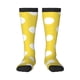 thumbnail image 1 of Balery Yellow And White Polka Dot Calcetines novedosos Calcetines deportivos Calcetines hasta la rodilla Calcetines de algodón Calcetines originales y geniales, 1 of 6