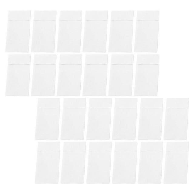 Serviettes Jetables Blanches Non Marquées avec Poche pour Souper de Mariage 50 Pcs