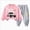 A179-Pink, variant on Boys Clothes Boy Outfits 2-Piece Long Sleeve and Pants Boys Fall Winter Clothes(Light Blue,12-18 Months)