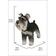 thumbnail image 3 of Hi-Line Gift 8” Miniature Schnauzer Garden Statue, Durable Polyresin, 3 of 3