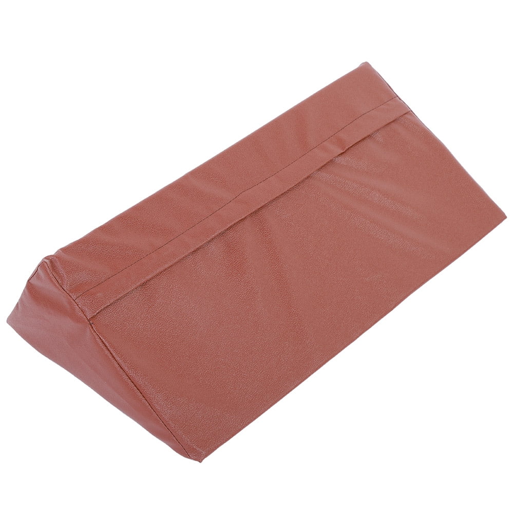 LHCER Soft Foam Cushion, Bed Wedge Pillow Leg Back Lumbar Support Cushions Waterproof PU Leather Cover, Support Cushion