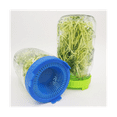 thumbnail image 1 of 6PCS Sprouting Kit Sprout Jars Lids Mesh Lids for Wide Mouth Jars Indoor Microgreens Plants Growing Screen,B, 1 of 7