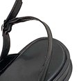 thumbnail image 2 of Sandalias con tiras cruzadas para mujer, sandalias de verano informales de cuero PU con suela gruesa para mujer, color negro 37, 2 of 14