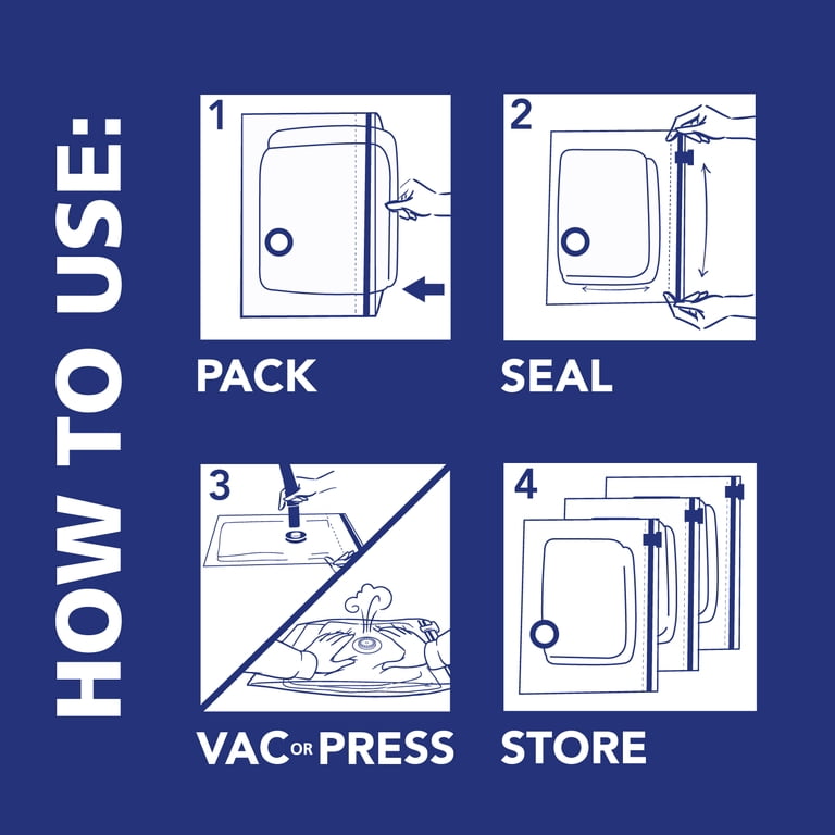 Hefty Shrink-Pak Vacuum Compression Bags, 2 Pack photo 6