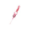 thumbnail image 1 of Universal Detachable Braided Phone Case Lanyard Strap Finger Neck Hanging Rope-Pink, 1 of 5