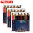 thumbnail image 1 of Three Star Mini Color Pencils - 12 Count (Pack of 3), 1 of 3