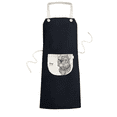 thumbnail image 1 of Paint Run Dog Friend Company Apron Bib Sarong Cooking Baking Kitchen Pocket Pinafore, 1 of 3