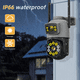 thumbnail image 4 of Cámara Vigilancia Exterior H10 360° Ptz 5g Wifi 8mp Full Hd  Malubero,  Negro Gris, 4 of 5