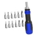 thumbnail image 1 of Destornillador de trinquete de precisión, herramientas de reparación de bricolaje que ahorran mano de obra para electrónica de automóvil Azul, 1 of 8
