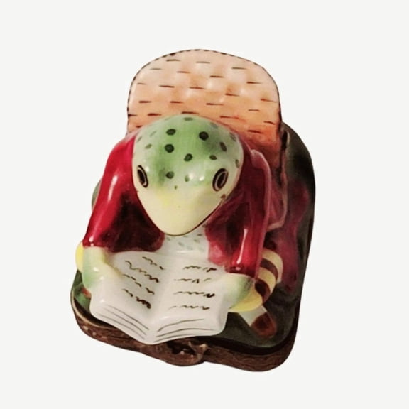 Charming Frog Limoges Box for Collectors Limoges Box Porcelain Figurine