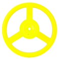 thumbnail image 4 of Accessoires pour nçoires et volants en plastique pour aire de jeux extérieure (jaune), 4 of 4
