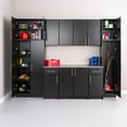 thumbnail image 4 of Pemberly Row Contemporary 32" Stackable Wall Cabinet in Black, 4 of 12