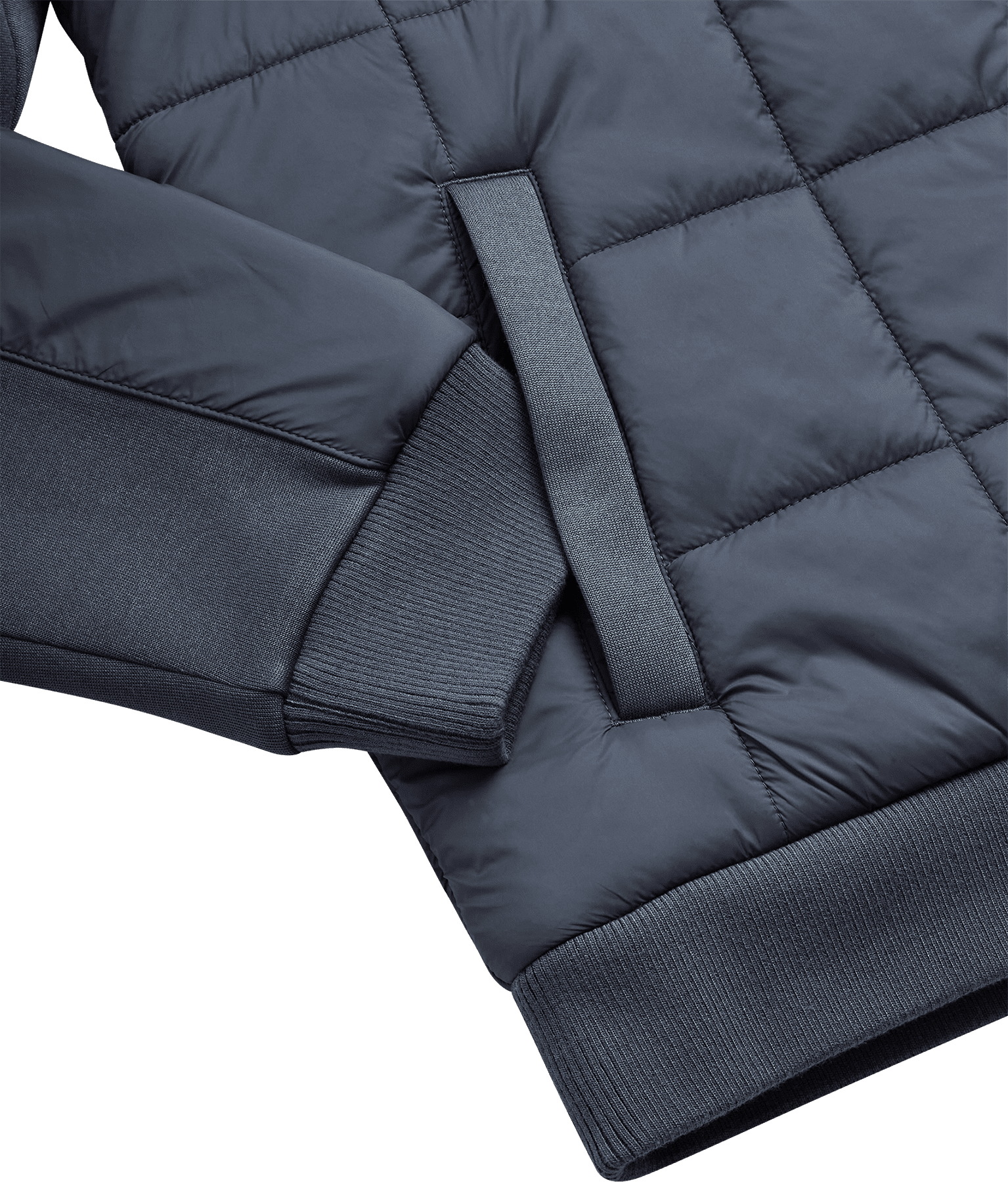 Reebok Men's and Big Men's Quilted Mixed Media Jacket, Sizes S-3XL