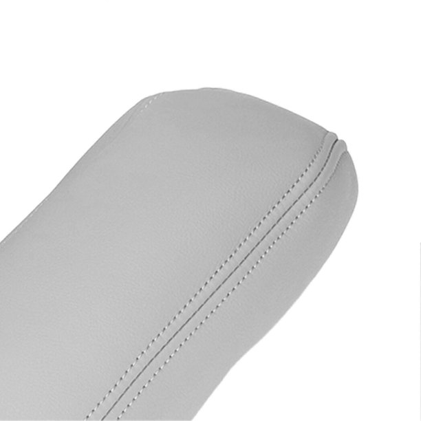 Car Front Seat Armrest Cover Artificial Leather Replacement for Chevrolet Tahoe Suburban 1500 2000‑2006Beige