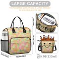 thumbnail image 5 of Pioneer Flower Floral Print Pattern Womens Lunch Box for Work,Insulated Large Lunch Bag,Leakproof Adult Lunch Bag for Work,Beach,Travel,Picnic,Camping, 5 of 6