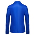 thumbnail image 3 of Styesk Vestes pour Hommes Style Décontracté Imprimé Bouton Blazer Col Rabattu Costume Manches Longues, 3 of 7