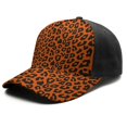 thumbnail image 2 of Leopard Print Baseball Cap Adjustable Size – Stylish Spliced Design Trucker Hat, Dad Hat with Full Print Front & Brim, Breathable Cotton Blend Snapback for Sports, Travel & Daily Wear, 2 of 3