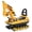 Yellow 630, variant on Aosom Kids Ride On Push Car, Foot-to-Floor Walking Sliding Toy Car for Toddler with Working Horn, Music, Headlights and Storage, Pink Metal Frame