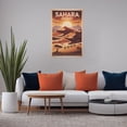 thumbnail image 5 of Embrace The Journey Find Your Strength Sahara Desert Retro Travel Poster Vintage Inspirational Wall Art Print for Study Room Office Living Room Print Poster, 5 of 8