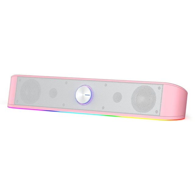 Barra de sonido de sobremesa Redragon GS560 RGB 2.0 Channel Rosa