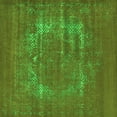 thumbnail image 1 of Ahgly Company Indoor Square Oriental Green Industrial Area Rugs, 6' Square, 1 of 4