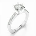 thumbnail image 5 of 1.50 Ct Solitaire Round Diamond Wedding Rings For Women Solid 14K White Gold, 5 of 5