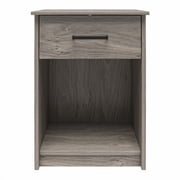 Ameriwood Home Edgewater Nightstand with Drawer in Gray Oak