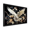 thumbnail image 2 of Designart "Dove Bird in Blue and White II" Animals Framed Wall Art Decor - Modern White Dove Entryway Framed Wall Art Print, 2 of 6