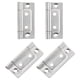 thumbnail image 1 of 4Pcs 2x1 Pulgadas Bisagra de Puerta Sin Mortaja Sin Ruido, Tono Plateado, 1 of 5
