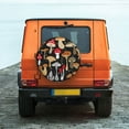 thumbnail image 2 of Daiia Various Mushrooms Tire Covers , Travel Trailer Camper Truck SUV Motorhome Waterproof Wheel Cover, Sun Rain Snow Protector-16 inch, 2 of 9