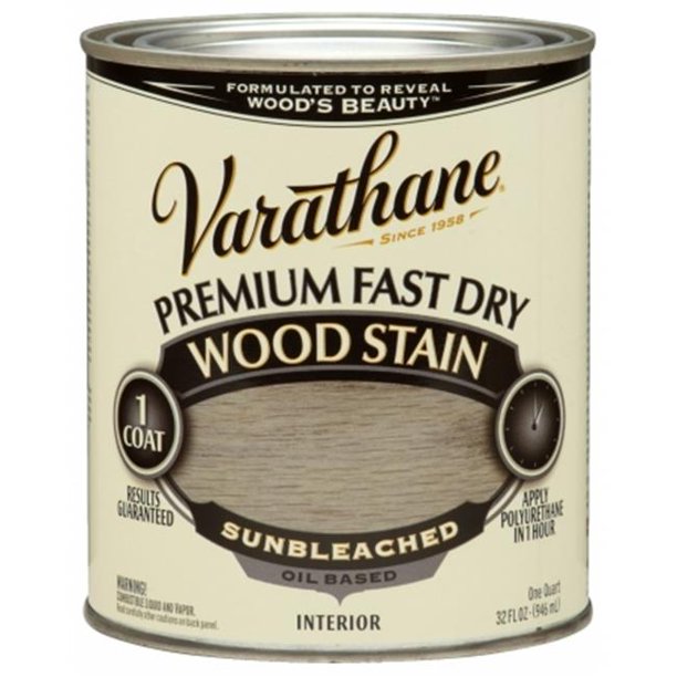 Varathane 262011 1 Quart Sunbleached Fast Dry Wood Stain