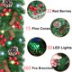 thumbnail image 4 of Guirnalda de Navidad artificial JAMW LED con adornos de luz de guirnalda de pino Sencillez, 4 of 5