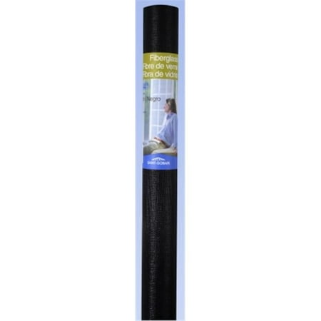 Saint Gobain 36 in. X 7 ft. Black Fiberglass Insect Screen