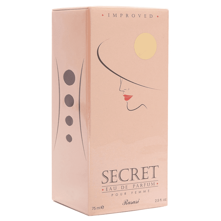 Secret for Woman EDP - Eau De Parfum 75 ML (2.5 oz) by RASASI Perfumes 
