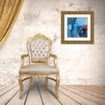 thumbnail image 3 of Magis, Pascal 20x20 Gold Ornate Wood Framed with Double Matting Museum Art Print Titled - Abysse II, 3 of 4