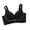 Black, variant on Deep V Neck Bras for Women Breathable Seamless No Underwire Supprot Lift Bralette Mesh Lace Floral Daily Bras Pink XXL