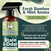 Pet Stain & Odor Eliminator Spray for Carpet, Cleaning Soft and Hard Surfaces