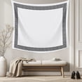 thumbnail image 5 of Black Geometric Large Tapestry for Bedroom Wall Hanging Tapestry, Modern Abstract Art Key Greek Design Ceiling Backdrop Tapestries Poster Blanket Wall Decor for Teens Room Living Room Dorm 86" x 104", 5 of 8