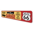 thumbnail image 4 of Last Chance Garage Route 66 Novelty Decor, Metal Wall Sign - 4x18 Inches, 4 of 4