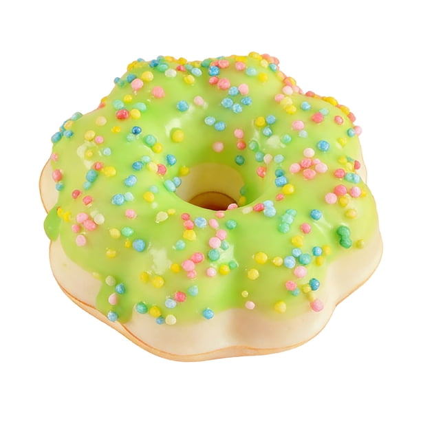 Simulación de pastel de comida, postre, imán de nevera con función antiestrés, decoración realista de dona y pastel para cocina, oficina y uso como regalo.