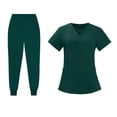 thumbnail image 2 of Conjunto de uniformes de enfermería para mujer, pantalones exfoliantes, ropa de trabajo fina, uniforme de enfermeras para SPA, salón de belleza SG Yinane  uniforme de mujer, 2 of 6