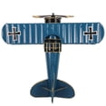 thumbnail image 3 of SHISUYAN 1Set Blue Airplane Craft Model Kits for Desk Decoration Christmas Tree Hanging Home Decorations, 3 of 9