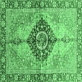 thumbnail image 1 of Ahgly Company Indoor Square Persian Emerald Green Traditional Area Rugs, 7' Square, 1 of 4