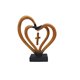 thumbnail image 1 of Decoraciones Del Hogar para la Sala de Estar, Amor Dos Corazones Ornamentos de Escritorio 24x21x5.5cm, Resina Artesanías Oficina Decoración Del Hogar Regalo de San Valentín, 1 of 6