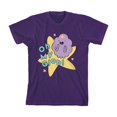 thumbnail image 1 of Adventure Time Lumpy Space Princess Oh My Glob! Kids Purple T-Shirt, 1 of 2