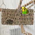thumbnail image 3 of IBASETOY 1 Set of Bird Parrot Chewing Toy Light Brown Grass Designed for Pet Parrots, 3 of 5