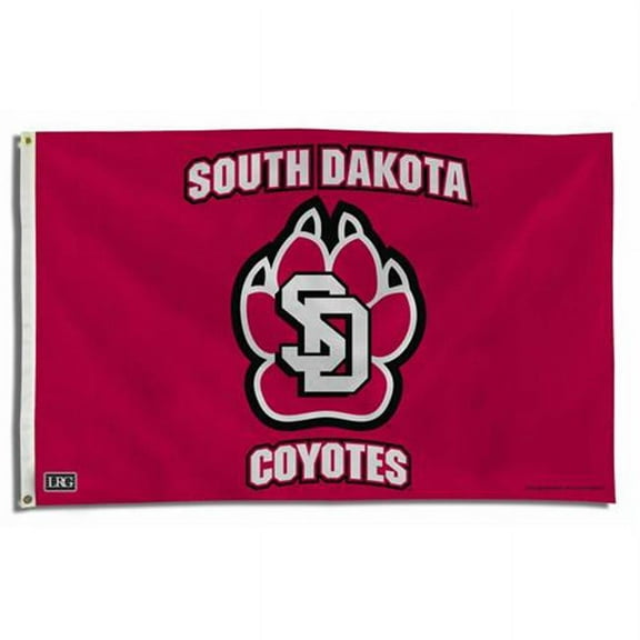 South Dakota Coyotes 3X5 Indoor Outdoor Banner Flag with grommets