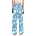 thumbnail image 3 of Dailycode Women's Pajama Pants Wide Leg Lounge Pj Bottoms With Pockets Cute Desserts, 3 of 7